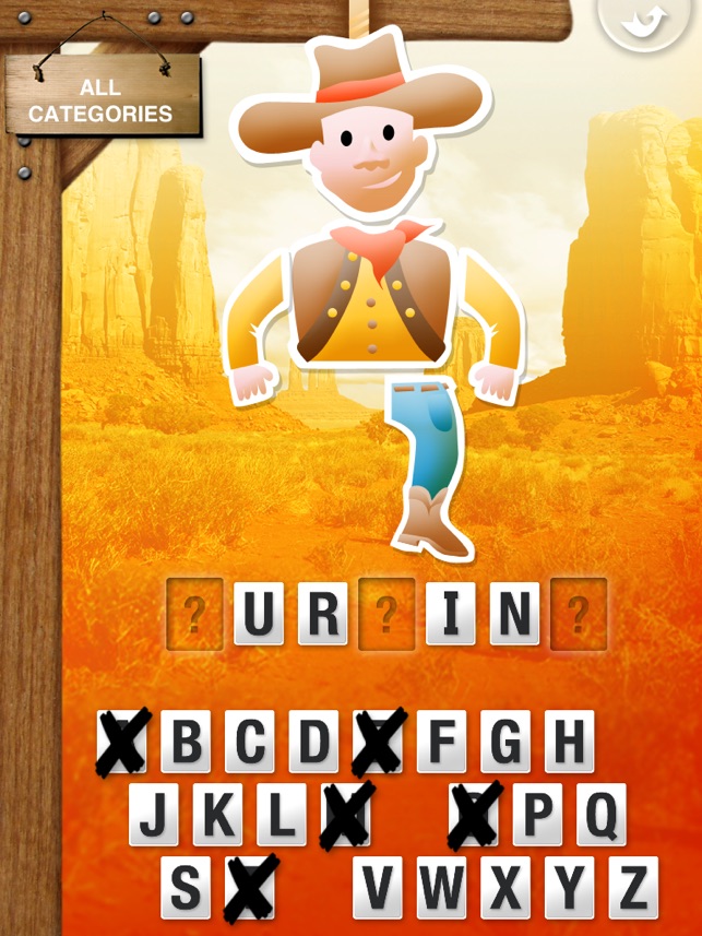 Hangman for kids HD - Classic game in 5 