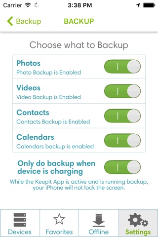 Keepit Phone Backup screenshot 2