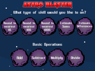 Astro Blaster by RoomRecess.com, game for IOS