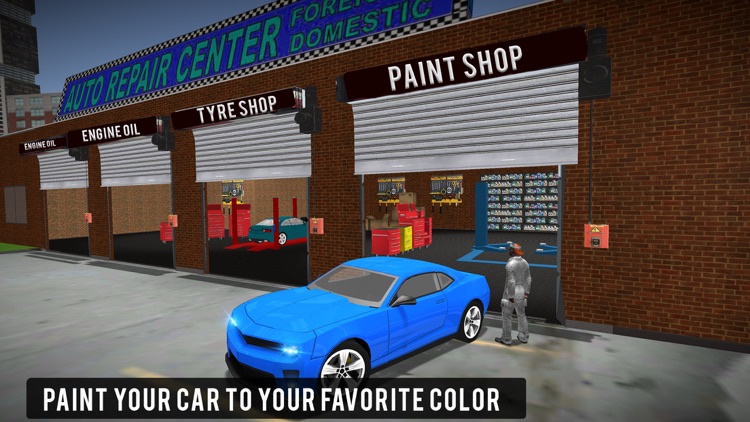 Car Service Station Parking