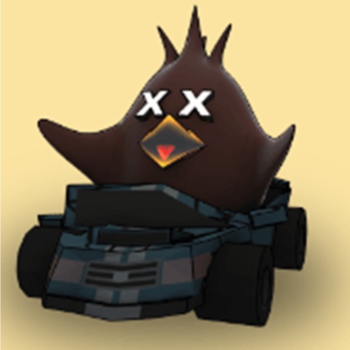 Crazy chicken racing icon