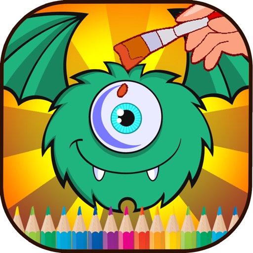 Monsters Coloring Book All Pages Free For Kids icon