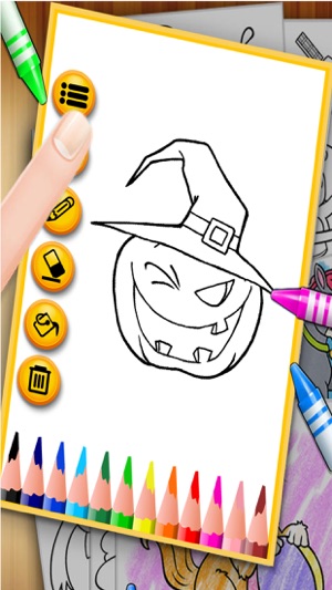 Coloring Book Halloween - Free Coloring book(圖2)-速報App