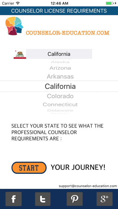 How to cancel & delete Counselor License Requirements from iphone & ipad 2