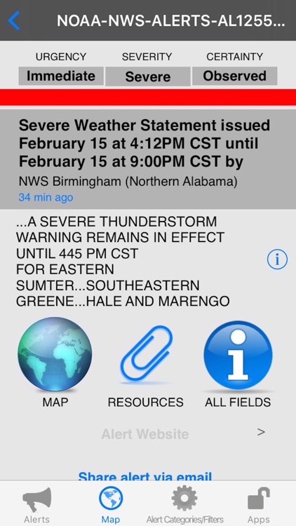 US NOAA Alerts with NOAA Radar 3D Pro screenshot-4
