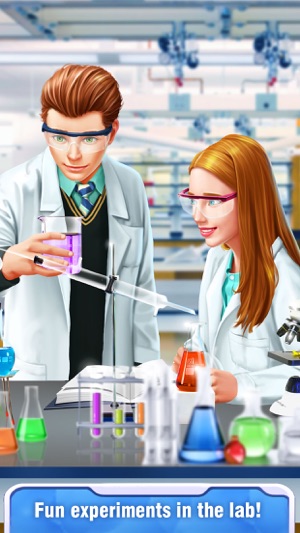 High School Science Lab - Scientist Girl