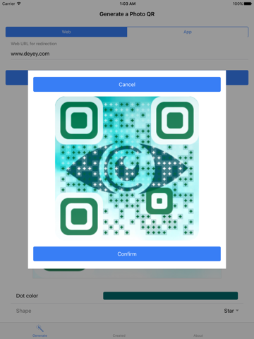 Photo QR generator screenshot 4