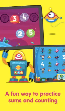 Game screenshot Robots & Numbers - Educational Math Games to Learn apk