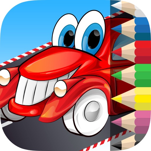 Cars Coloring: Kids Game Icon