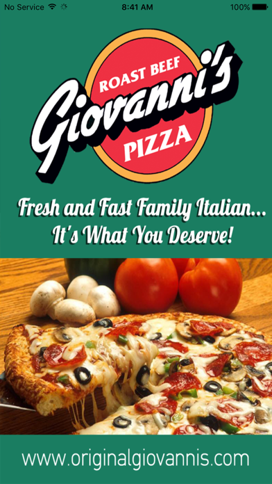 How to cancel & delete Giovanni's Roast Beef & Pizza from iphone & ipad 1