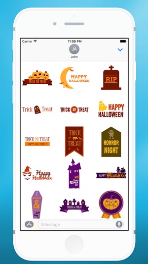 Happy Halloween Message Stickers for iMessage(圖5)-速報App