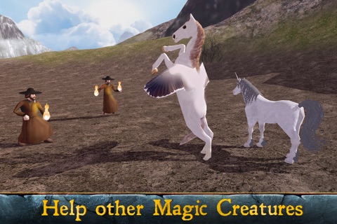 Flying Pegasus: Magic Horse Simulator 3D screenshot 2