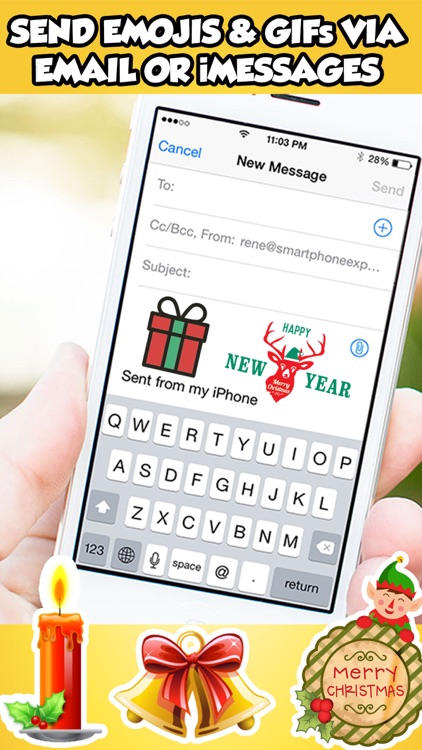 Christmas Emojis, 3d Emoticons & Chat Stickers