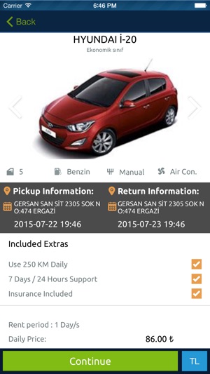 Rent A Car, Araç Kiralama by Tasit.com(圖4)-速報App