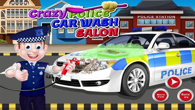 Crazy Police Car Wash