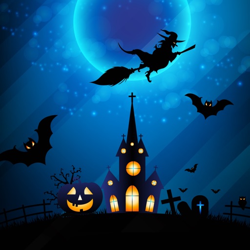 Halloween Emoji and sticker for iMessage App icon