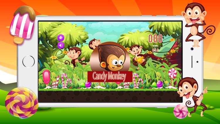 Fruit candy monkey junior animals runner for kids