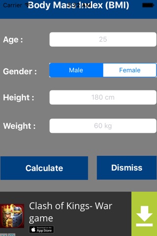 Lose Weight Calculator screenshot 2