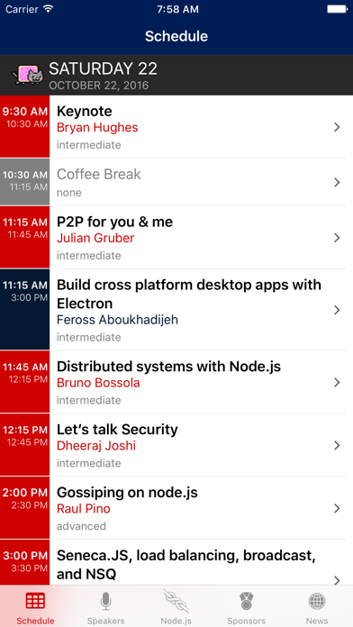 How to cancel & delete Node.js Conference from iphone & ipad 3