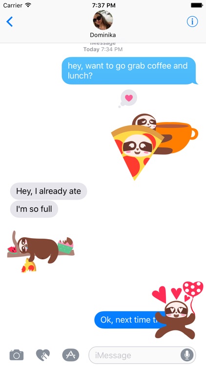 Sloth Halloween Domoji screenshot-4