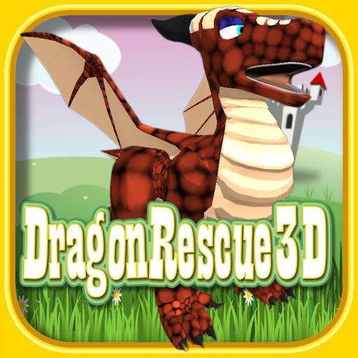 Dragon Rescue 3D Mania - Best educational Game for Kids Icon