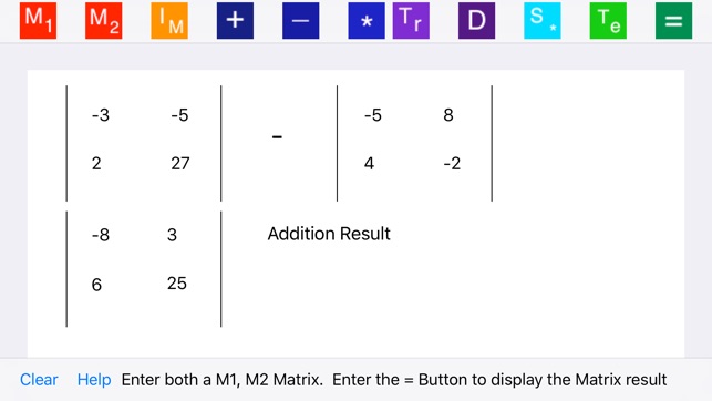 Elementary Matrix Algebra