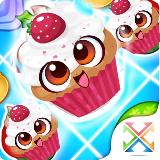 Cupcake Sweet Mania Bluster Match 3 Studios iOS App