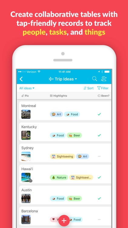 Airtable - Flexible database and organizer