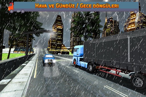 Heavy Transporter Truck Simulator Big City Parking screenshot 2