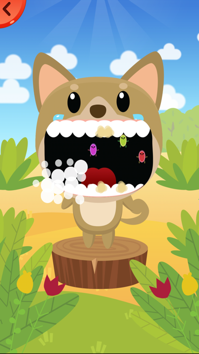 How to cancel & delete ANIMAL BRUSHING TEETH - Free Edu app for kids from iphone & ipad 2