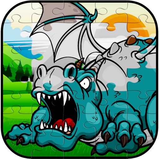 Dragons And Dinosaurs Jigsaw Puzzles Game For Kids