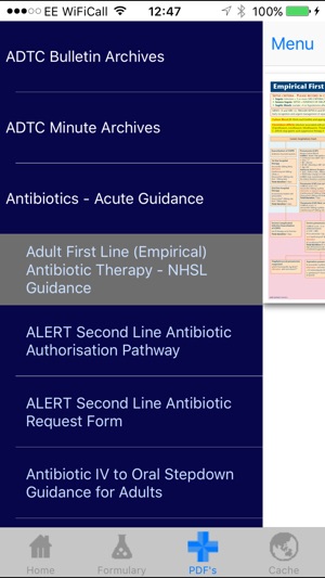 Lanarkshire Formulary(圖3)-速報App