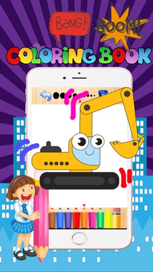 Vehicle color book free crayon games for toddler 2(圖2)-速報App