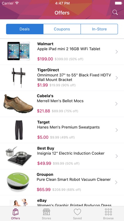 DealCatcher: Coupons & Deals Shopping App