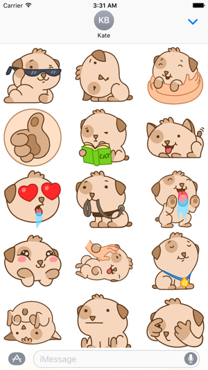 Cooper Dog - Sticker for iMessage(圖1)-速報App