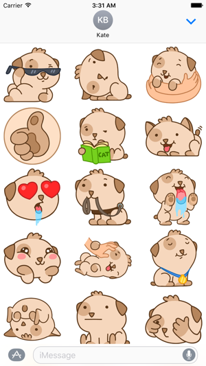 Cooper Dog - Sticker for iMessage