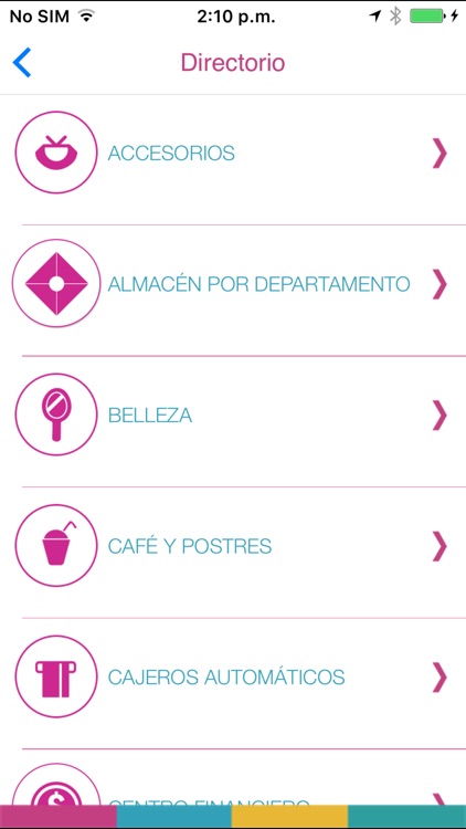 Galerías app