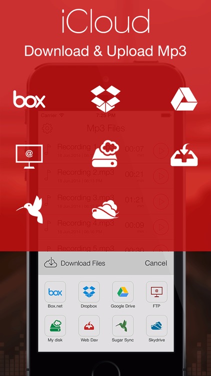 Mp3 Audio Recorder Pro : HD Recording and Sharing screenshot-3