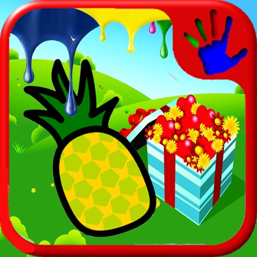 Funny Kids Fruit Baby Coloring Version iOS App