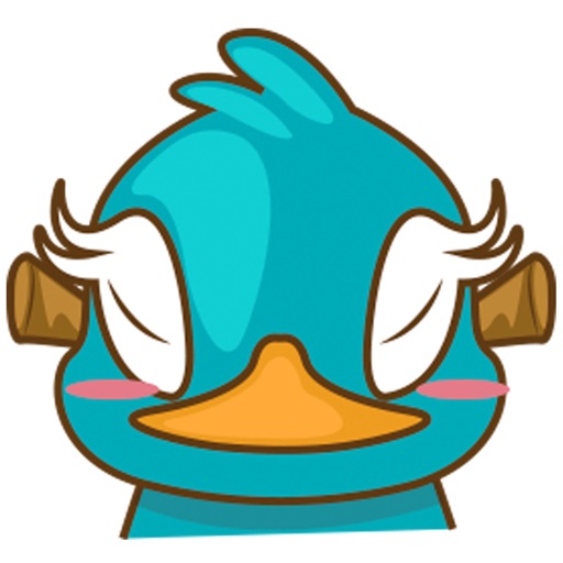 Burdz the bird for iMessage Sticker iOS App