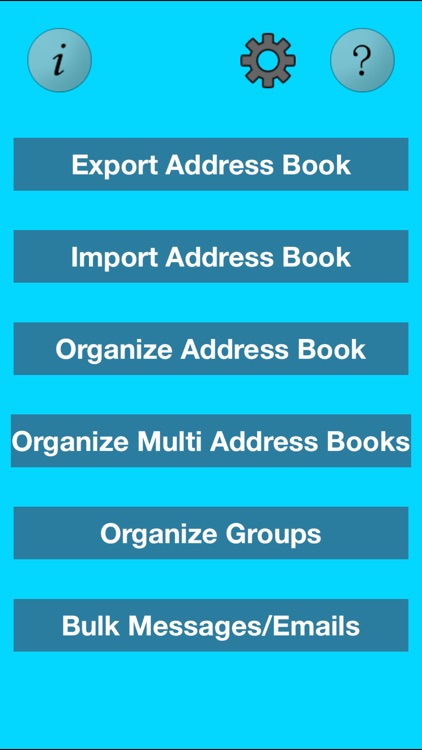 Bulk SMS Multi Address Book Organizer+