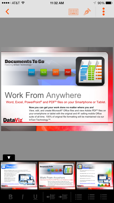 Documents To Go Premium - Office Suite Screenshot 3