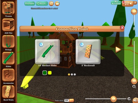 Backyard Discovery Swing Set Configurator screenshot 3