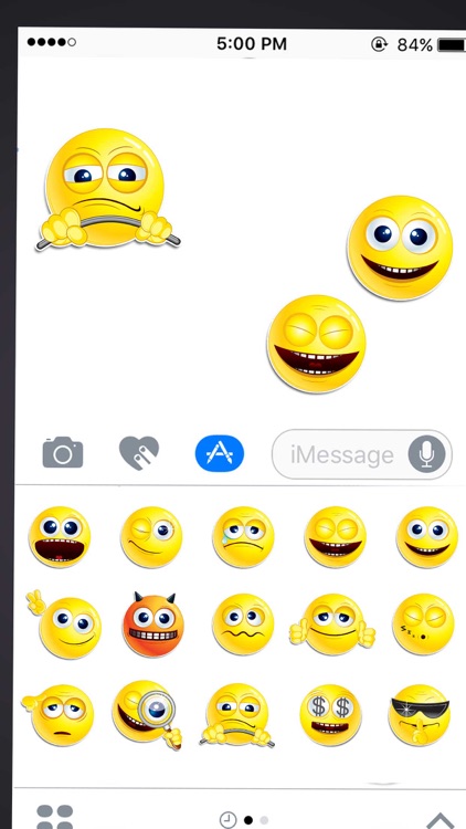 Funky Smileys Emoticons Stickers