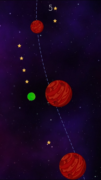 Incredible Journey of Green Dot 2. Dark space.