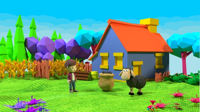 Baa, Baa, Black Sheep Nursery Rhymes In 3D FREE(圖5)-速報App