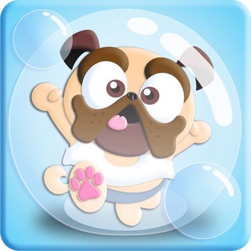 Tiny Bubble Pug Land PRO - A Puppy Jumpin Game