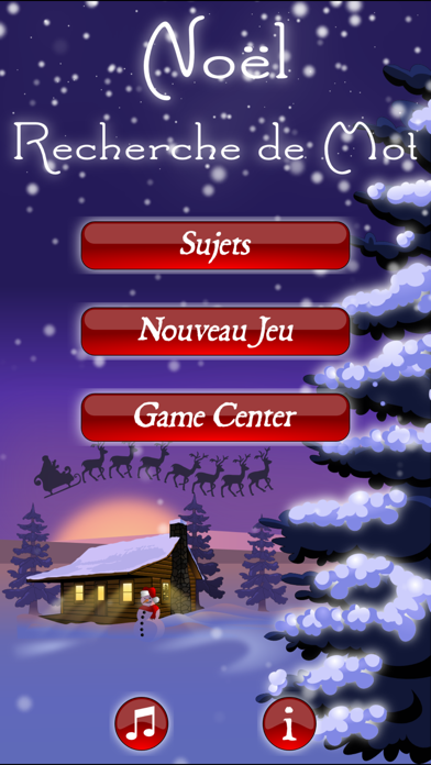 How to cancel & delete Recherche de mot - Joyeux Noël from iphone & ipad 1