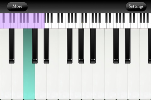 Piano Keyboard - Tiny Piano to Learn Piano Chords screenshot 2