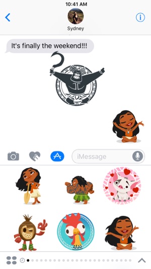 Disney Stickers: Moana